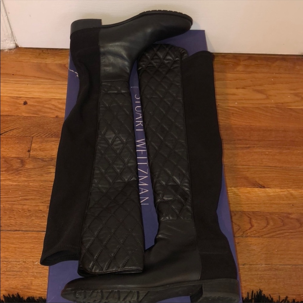 Women’s Stuart Weitzman Leather Boots worn twice.